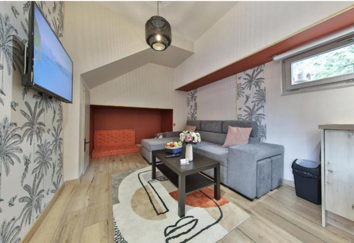 Apartmán La Peniche De Fabrice Avec Jacuzzi Privatif Štrasburk Pokoj fotografie